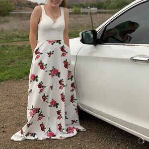floral prom dress